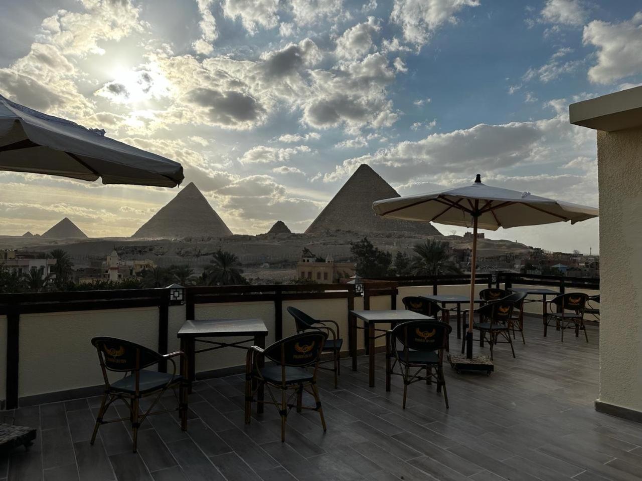 Pyramids Era View Hotel Kafrat al Jabal Bagian luar foto