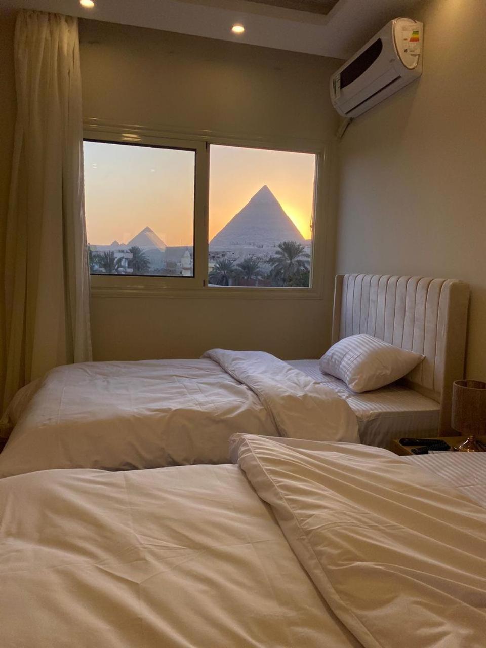 Pyramids Era View Hotel Kafrat al Jabal Bagian luar foto